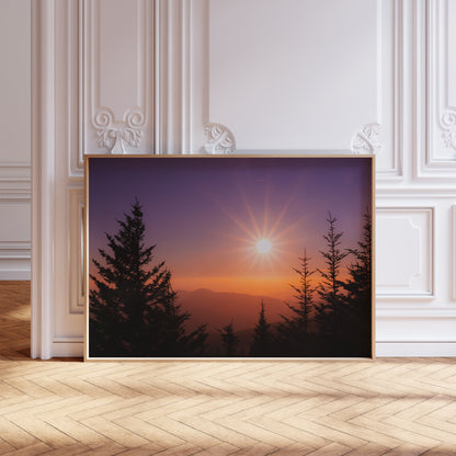 A Smoky Mountain Sunset