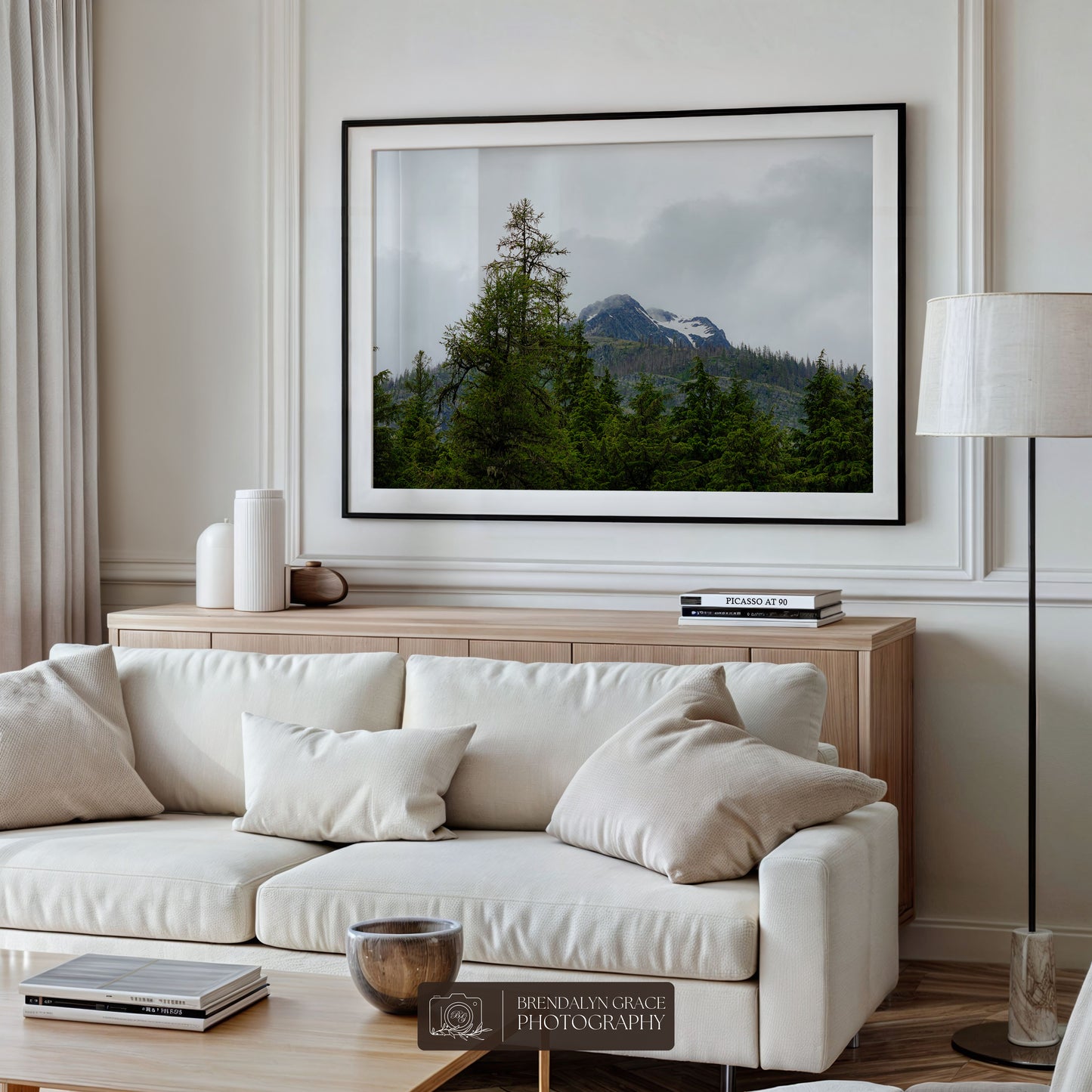 The Mountain Through the Trees