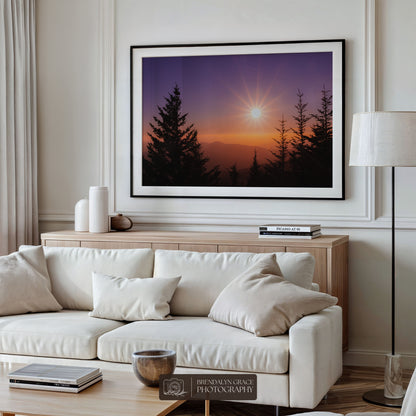 A Smoky Mountain Sunset