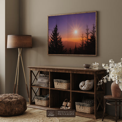 A Smoky Mountain Sunset