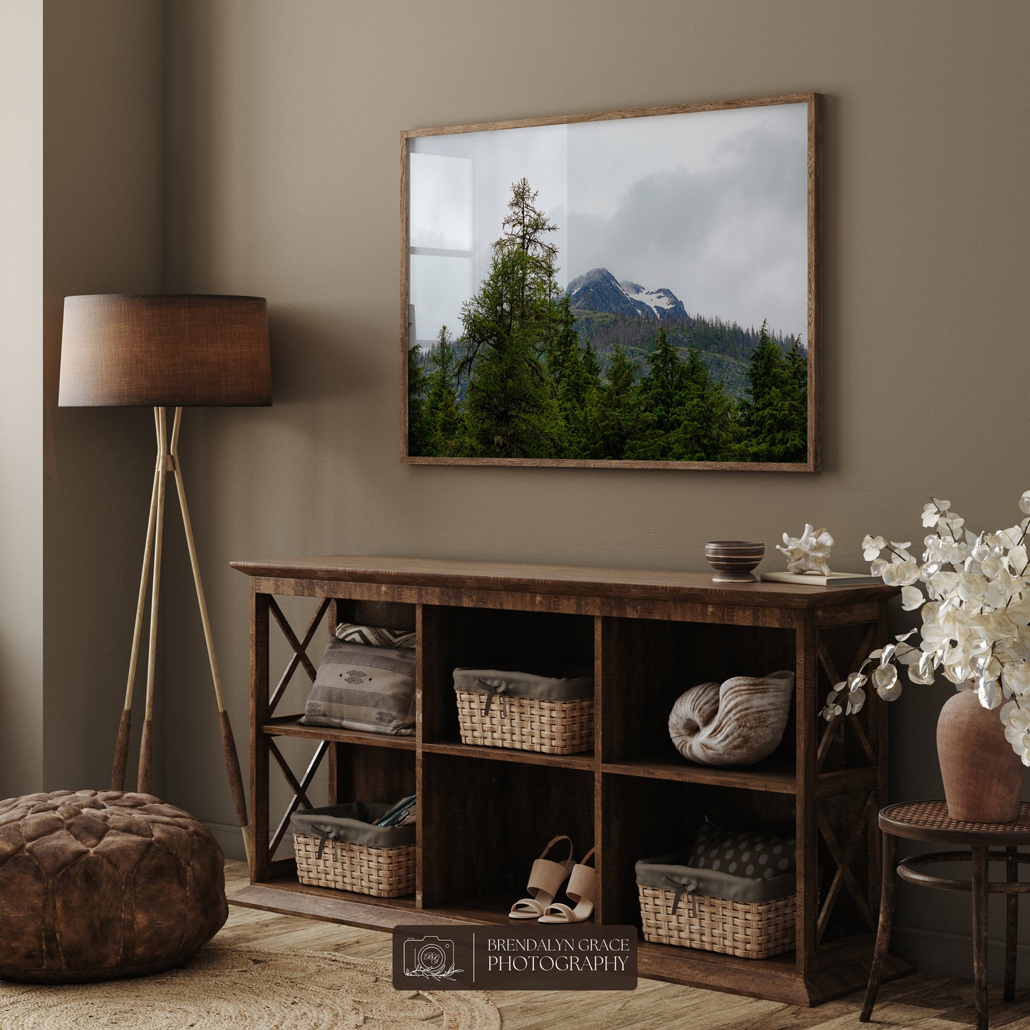 The Mountain Through the Trees