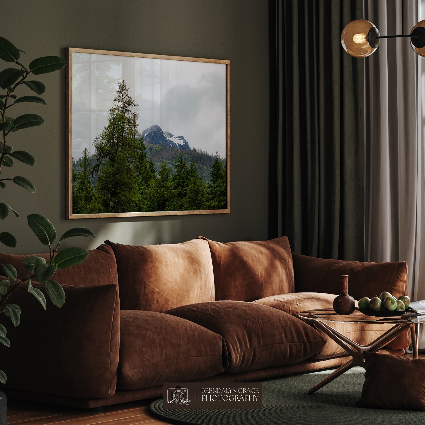 The Mountain Through the Trees