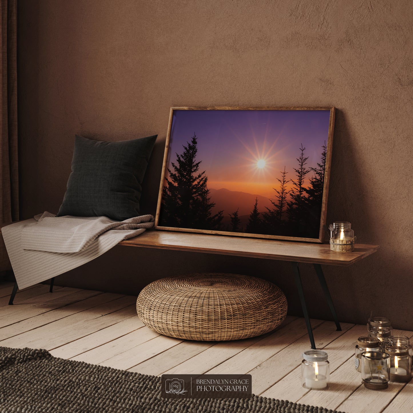 A Smoky Mountain Sunset