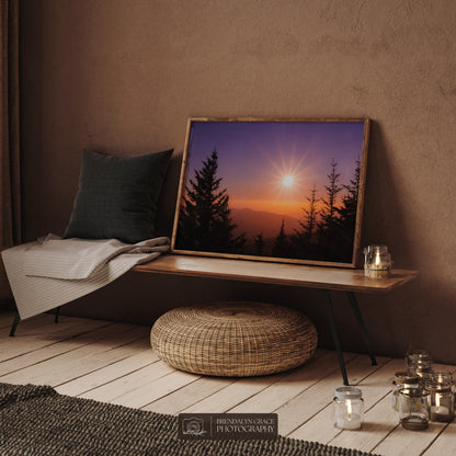 A Smoky Mountain Sunset