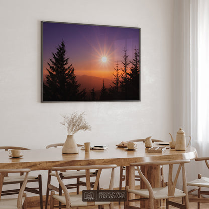 A Smoky Mountain Sunset