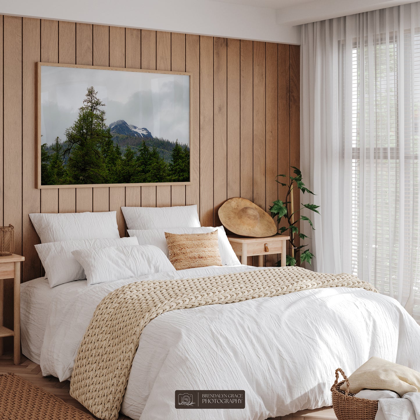 The Mountain Through the Trees