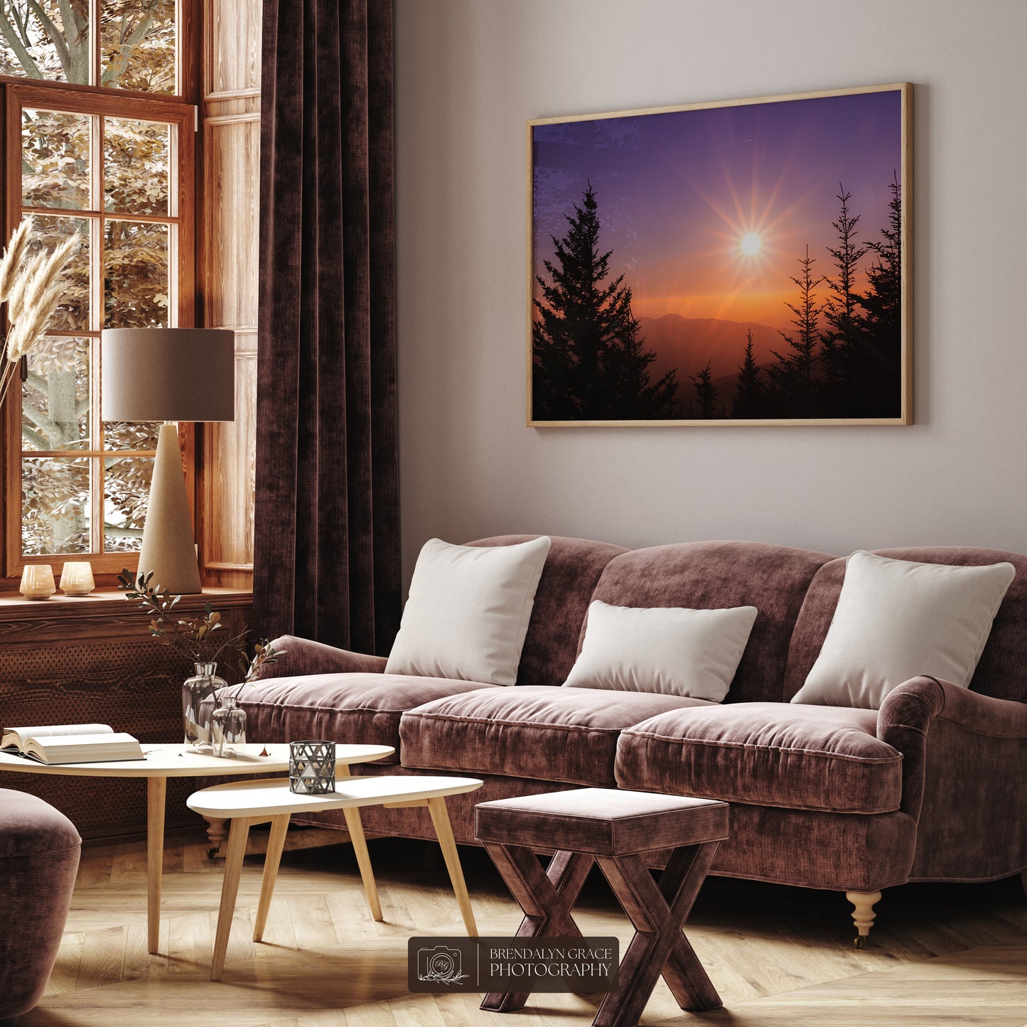 A Smoky Mountain Sunset