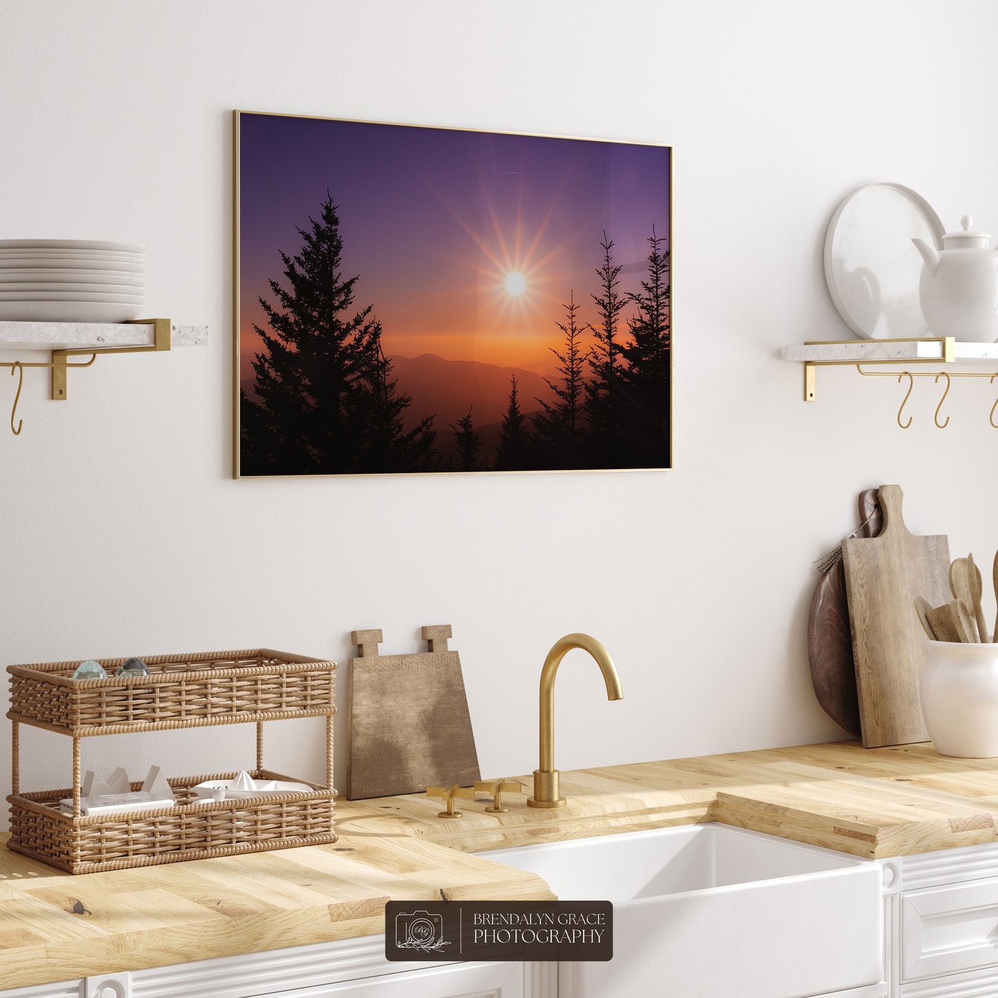 A Smoky Mountain Sunset