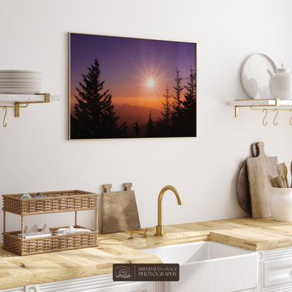 A Smoky Mountain Sunset