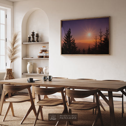 A Smoky Mountain Sunset