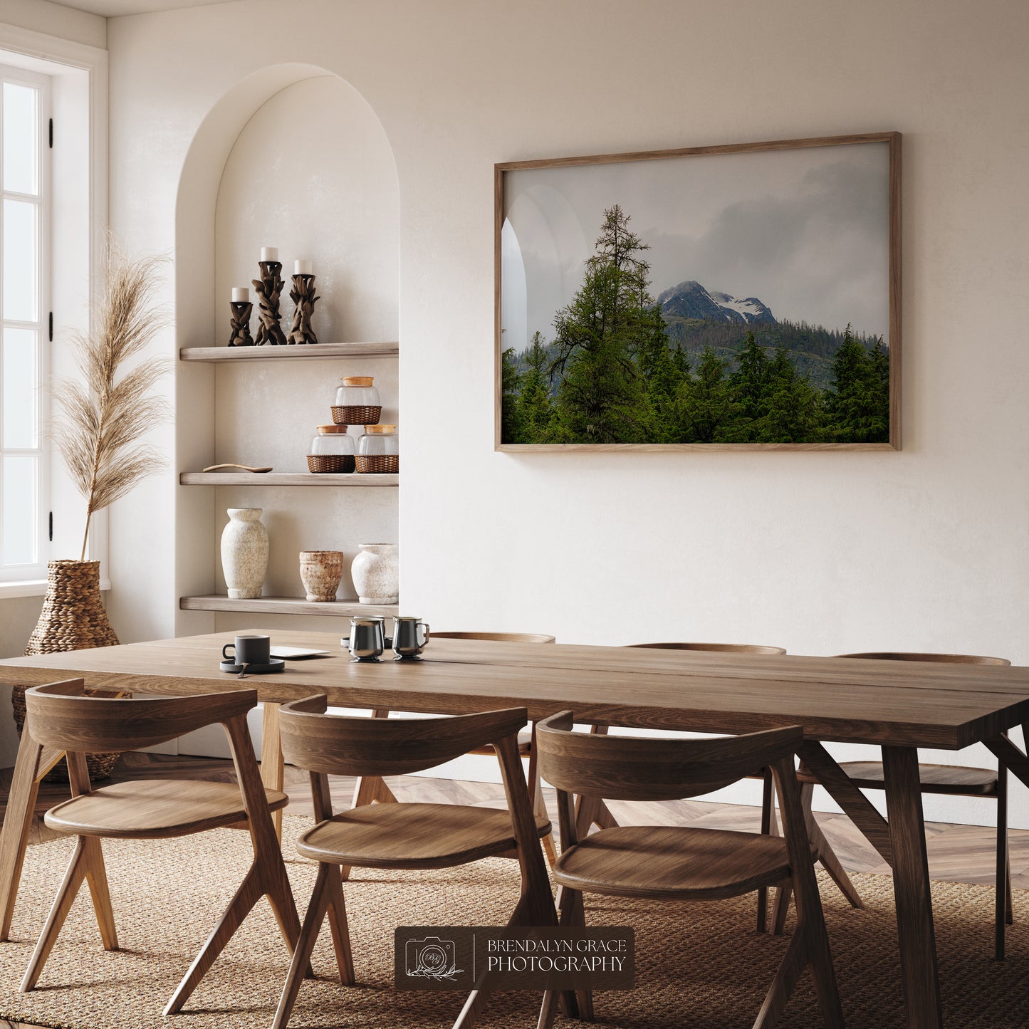 The Mountain Through the Trees