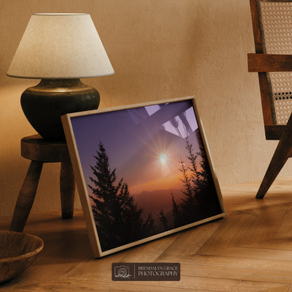 A Smoky Mountain Sunset