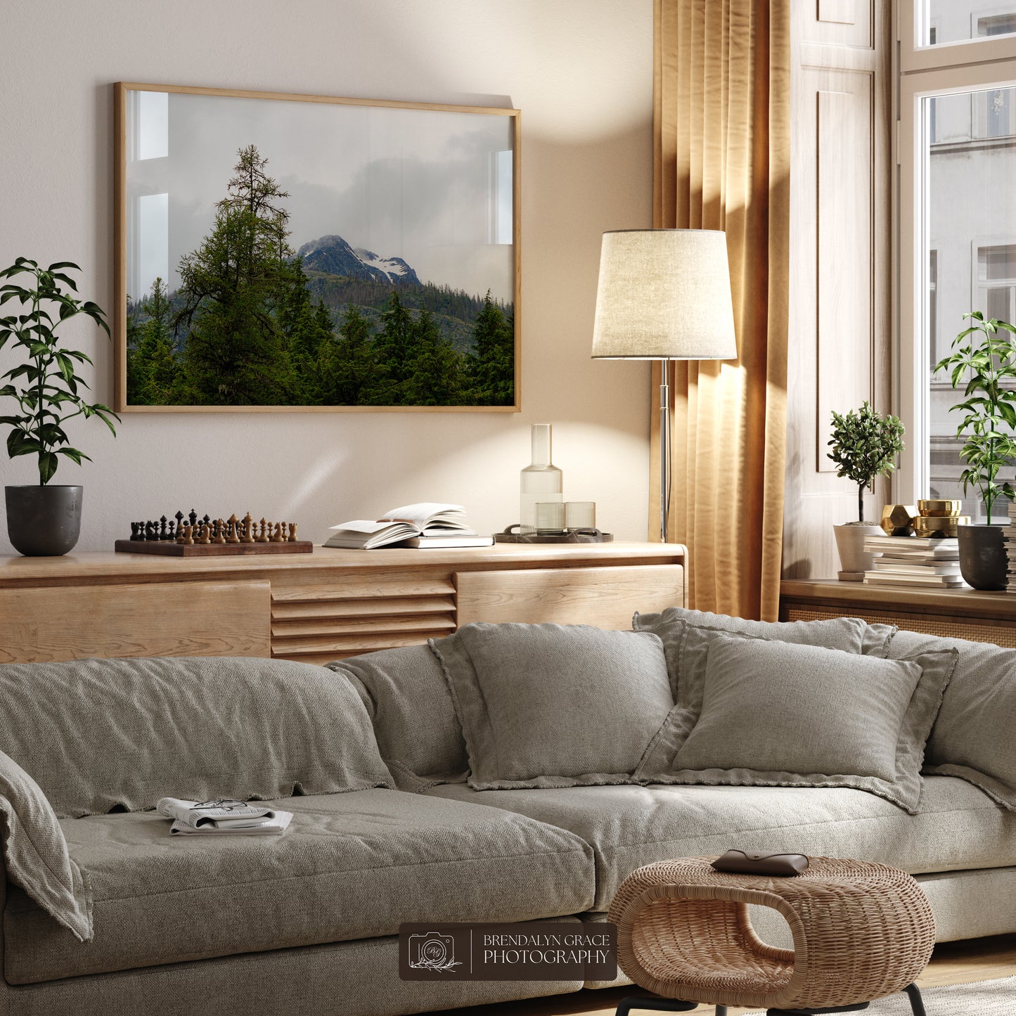 The Mountain Through the Trees