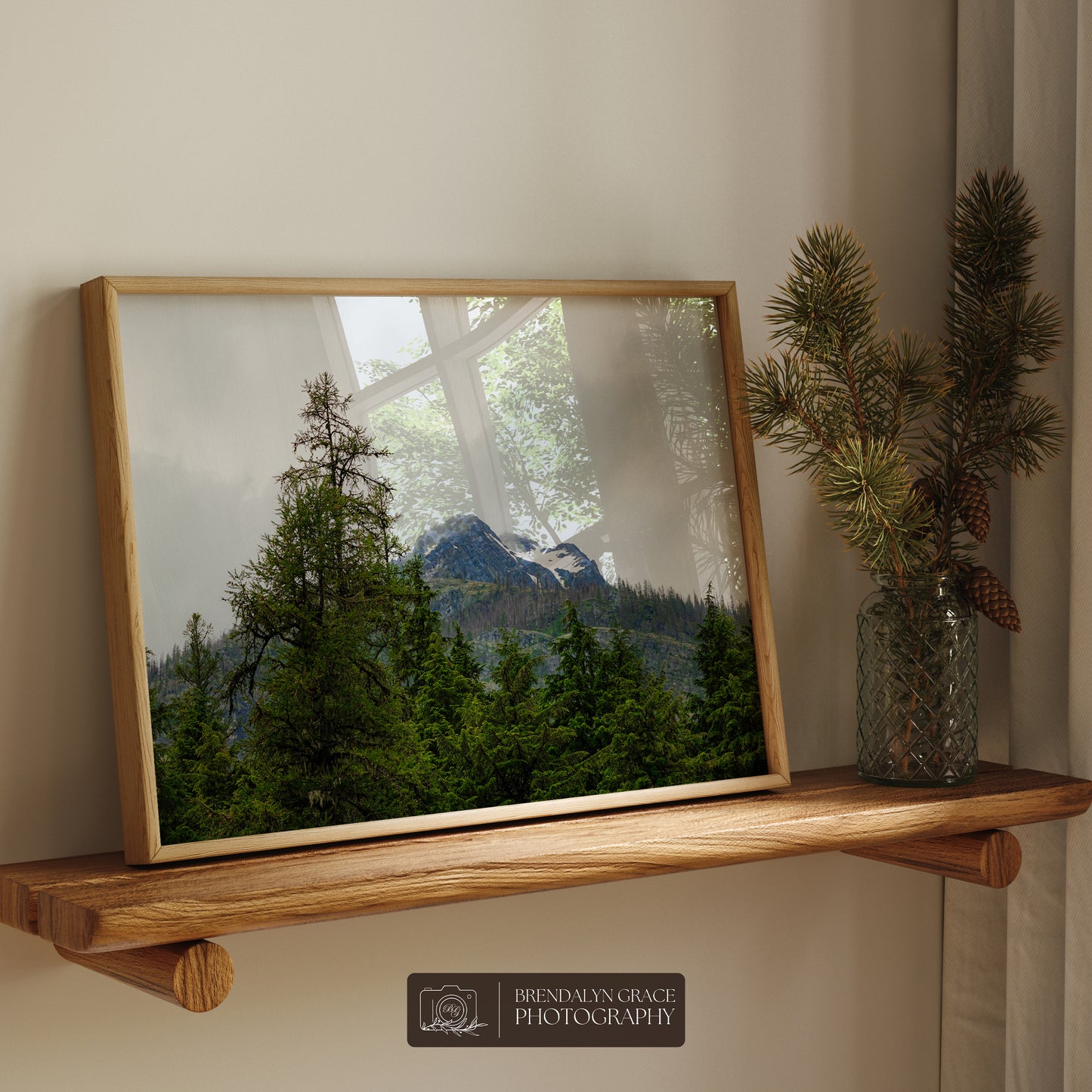 The Mountain Through the Trees