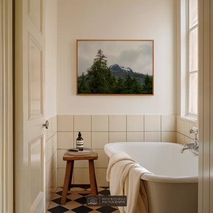 The Mountain Through the Trees