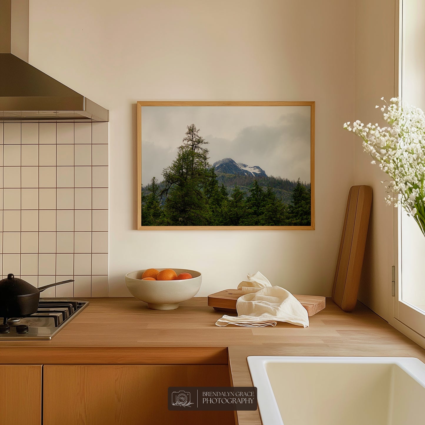 The Mountain Through the Trees