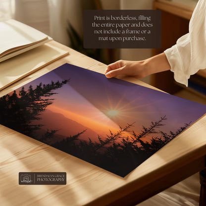 A Smoky Mountain Sunset