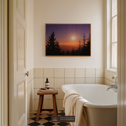 A Smoky Mountain Sunset