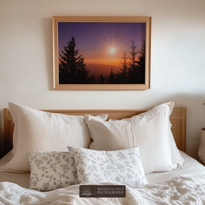 A Smoky Mountain Sunset