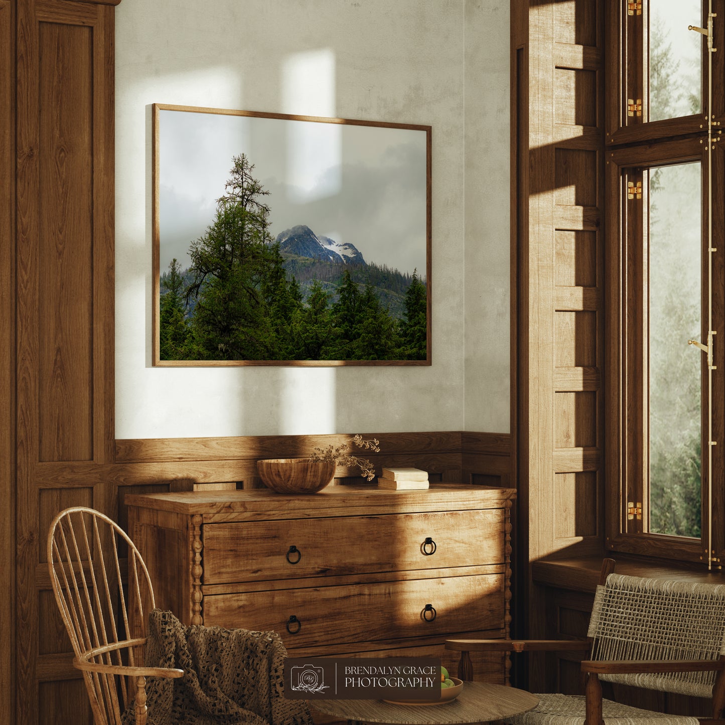 The Mountain Through the Trees