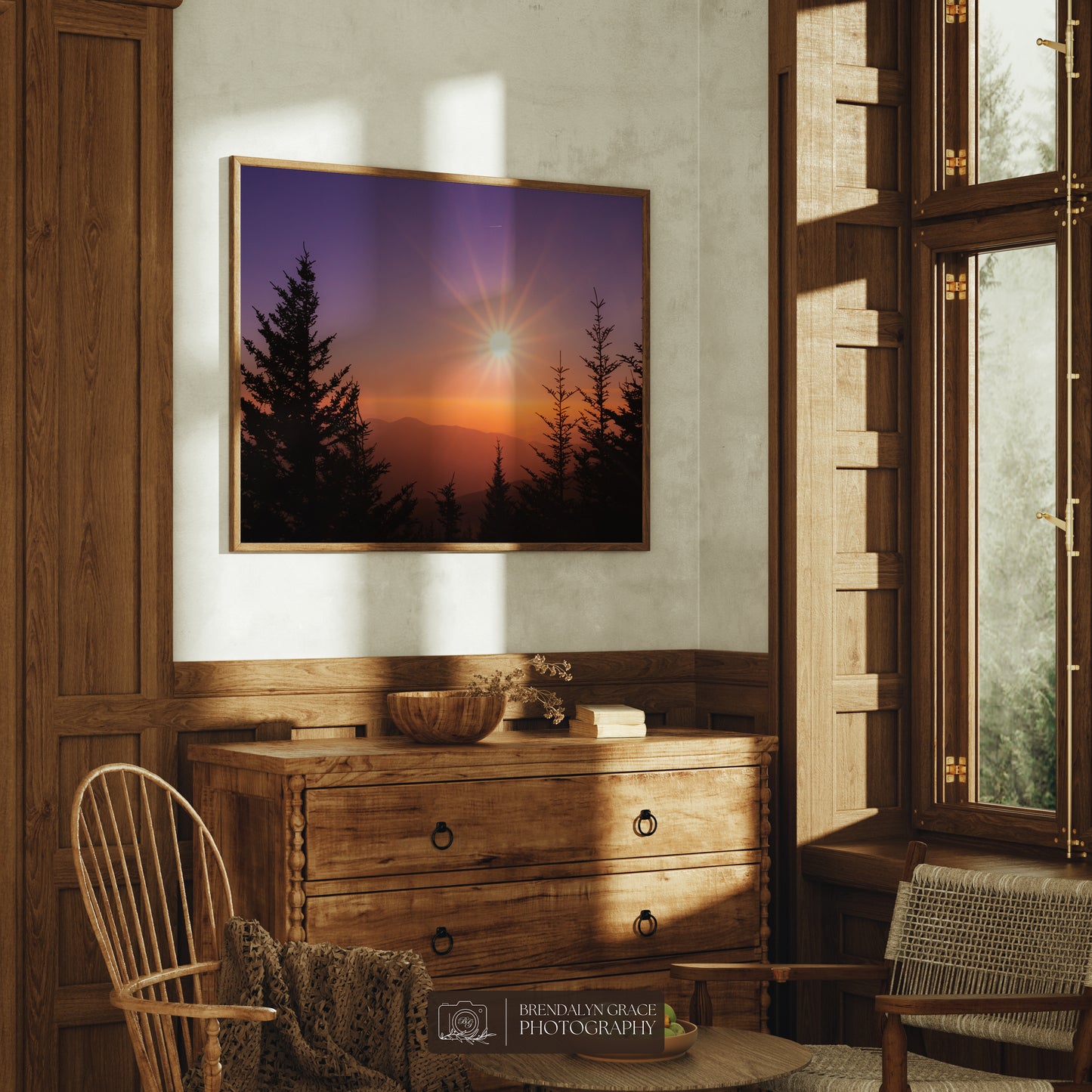 A Smoky Mountain Sunset