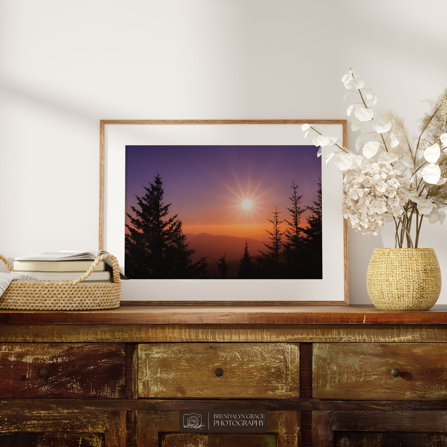 A Smoky Mountain Sunset