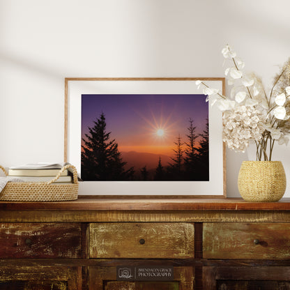 A Smoky Mountain Sunset