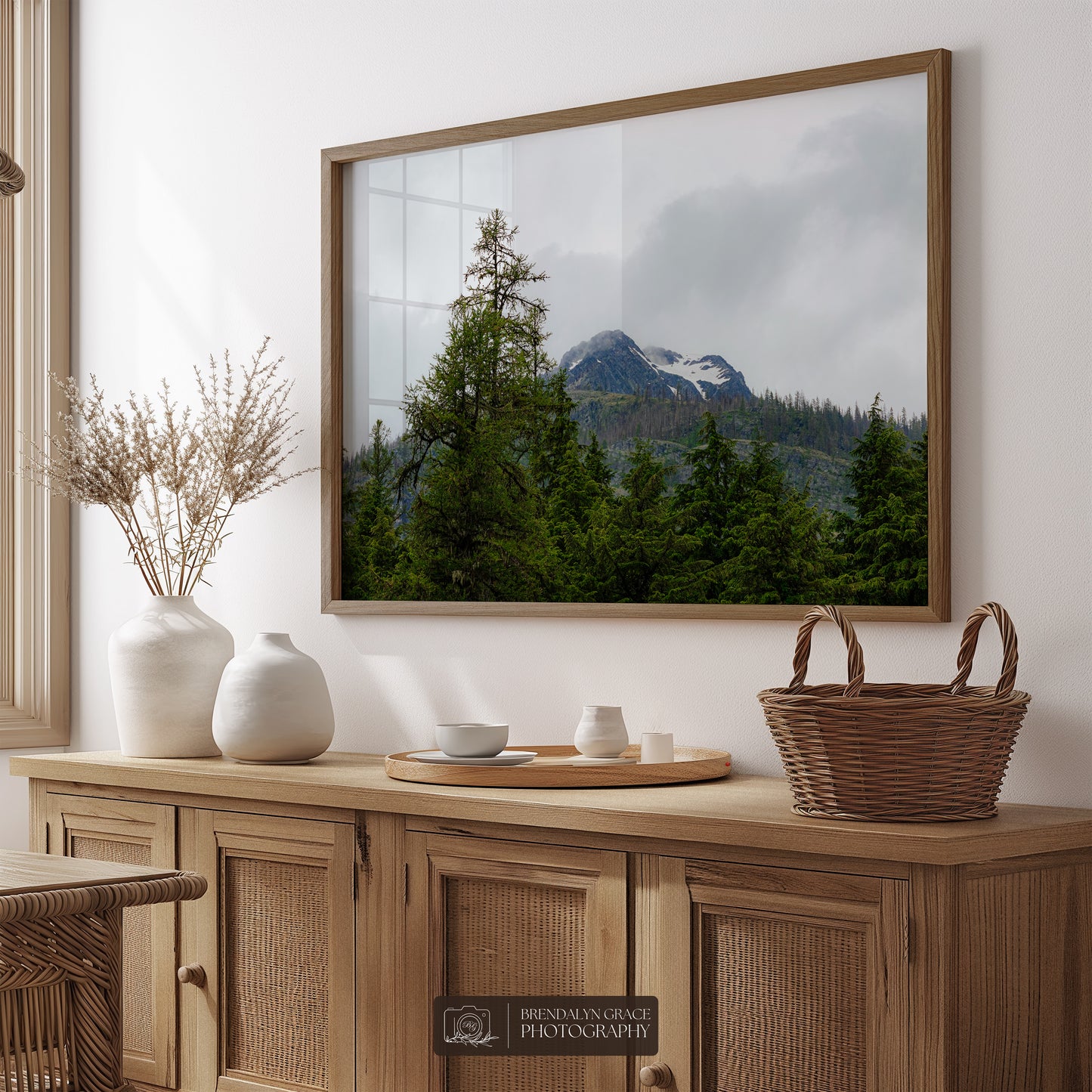 The Mountain Through the Trees